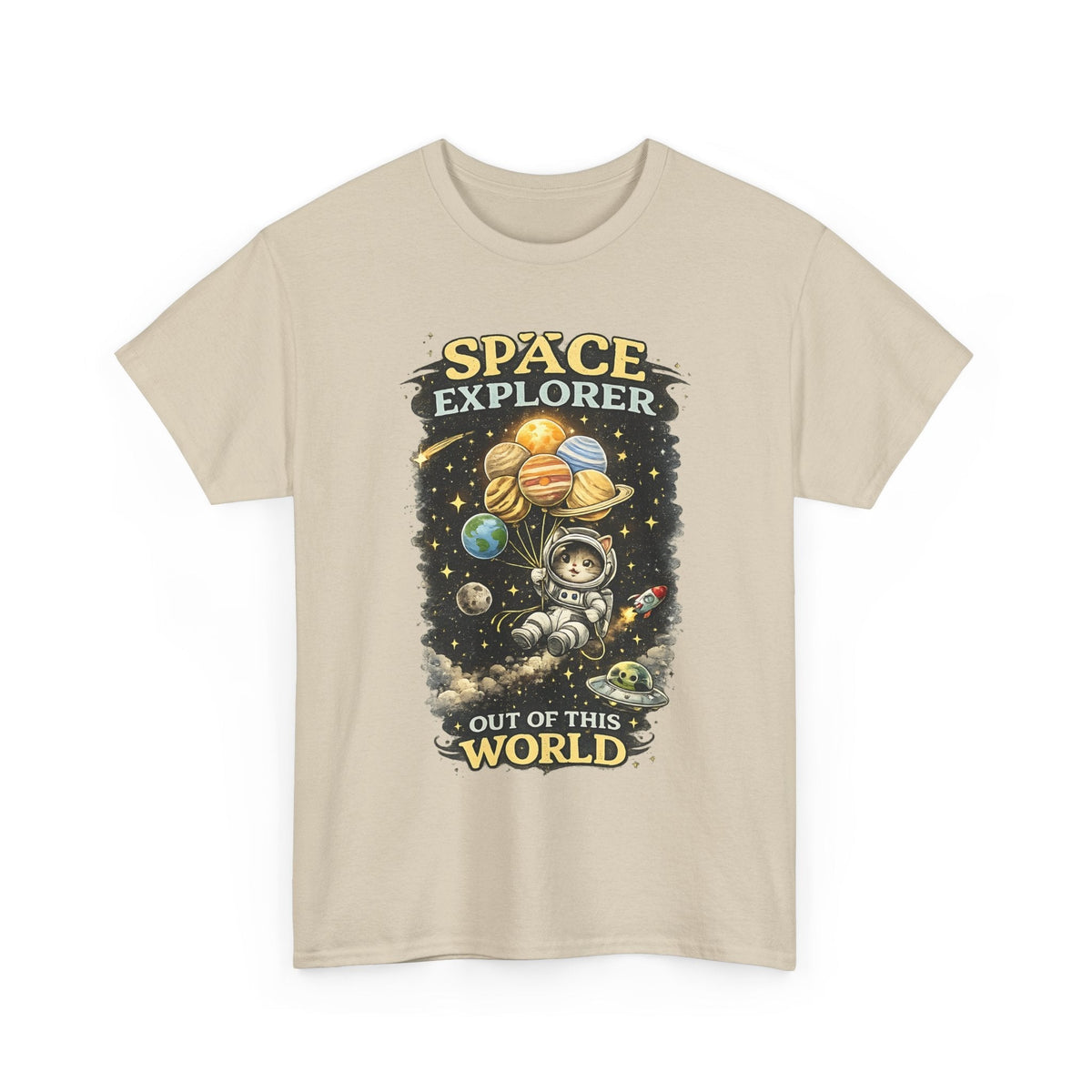 T-Shirt Esploratore Spaziale – Astronauta, Galassia e Pianeti