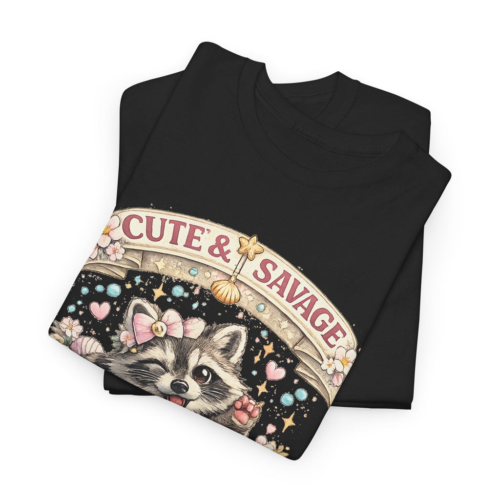 T-Shirt Carino ma Selvaggio – Procione Divertente