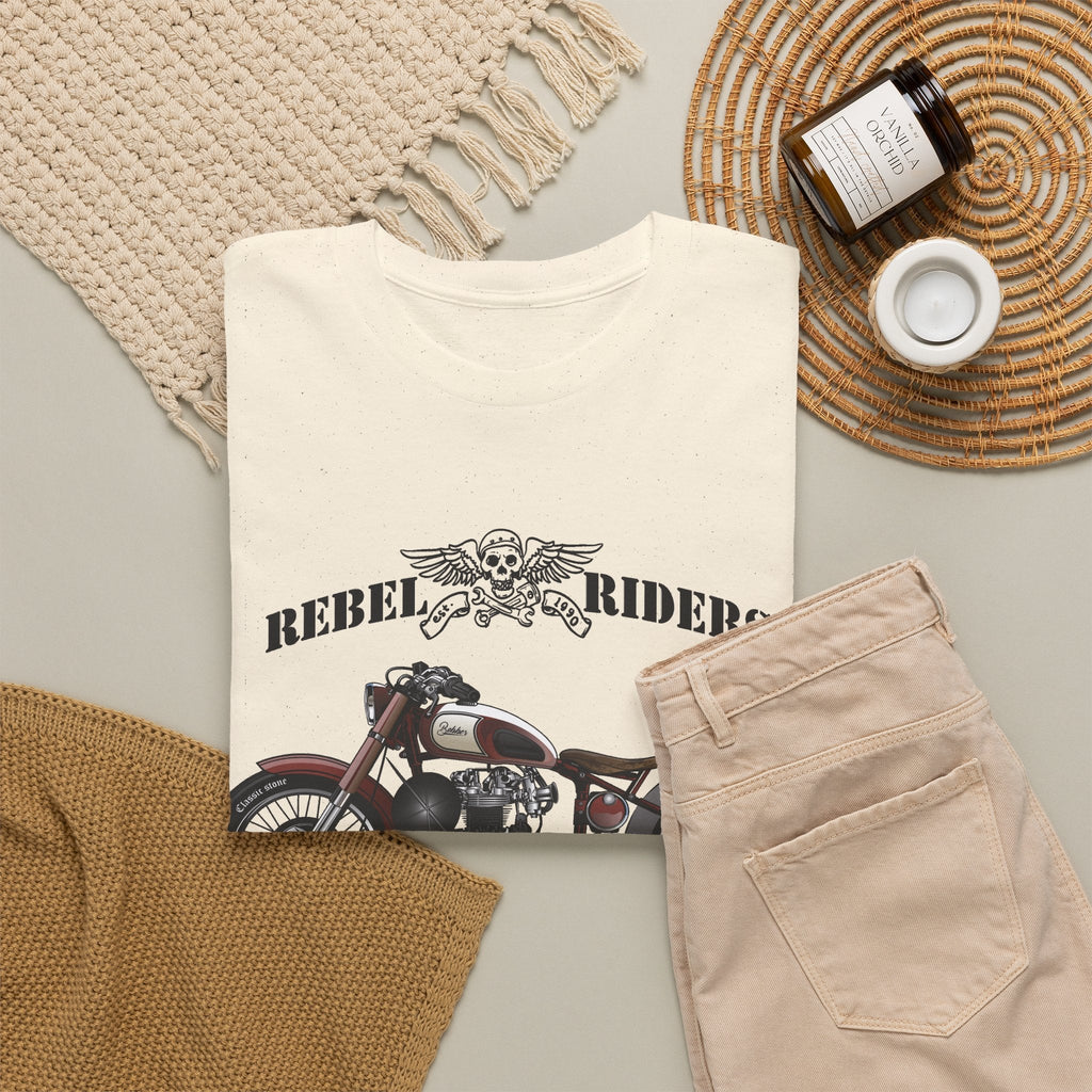 T-Shirt Rebel Riders – Design Moto Biker Vintage