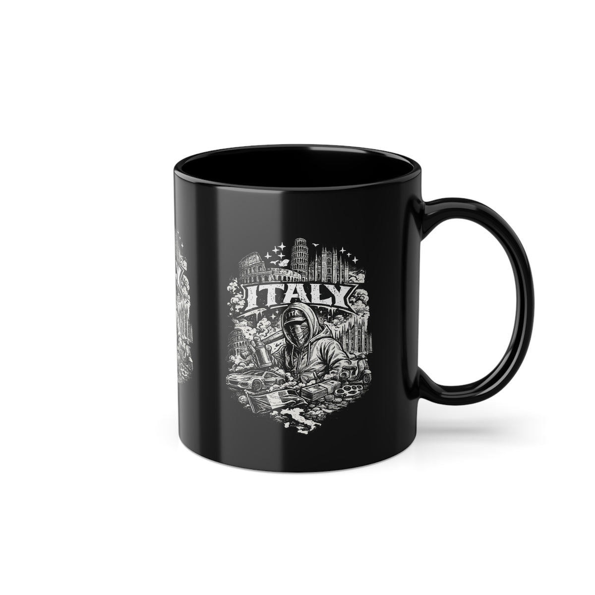 Tazza Italia Vintage – Street Art e Skyline Italiano 330 ml