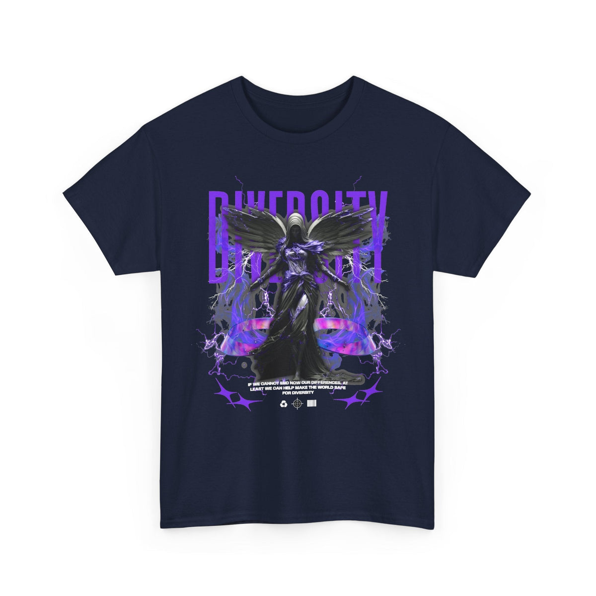 T-Shirt Angelo Divino – Design Gotico Streetwear