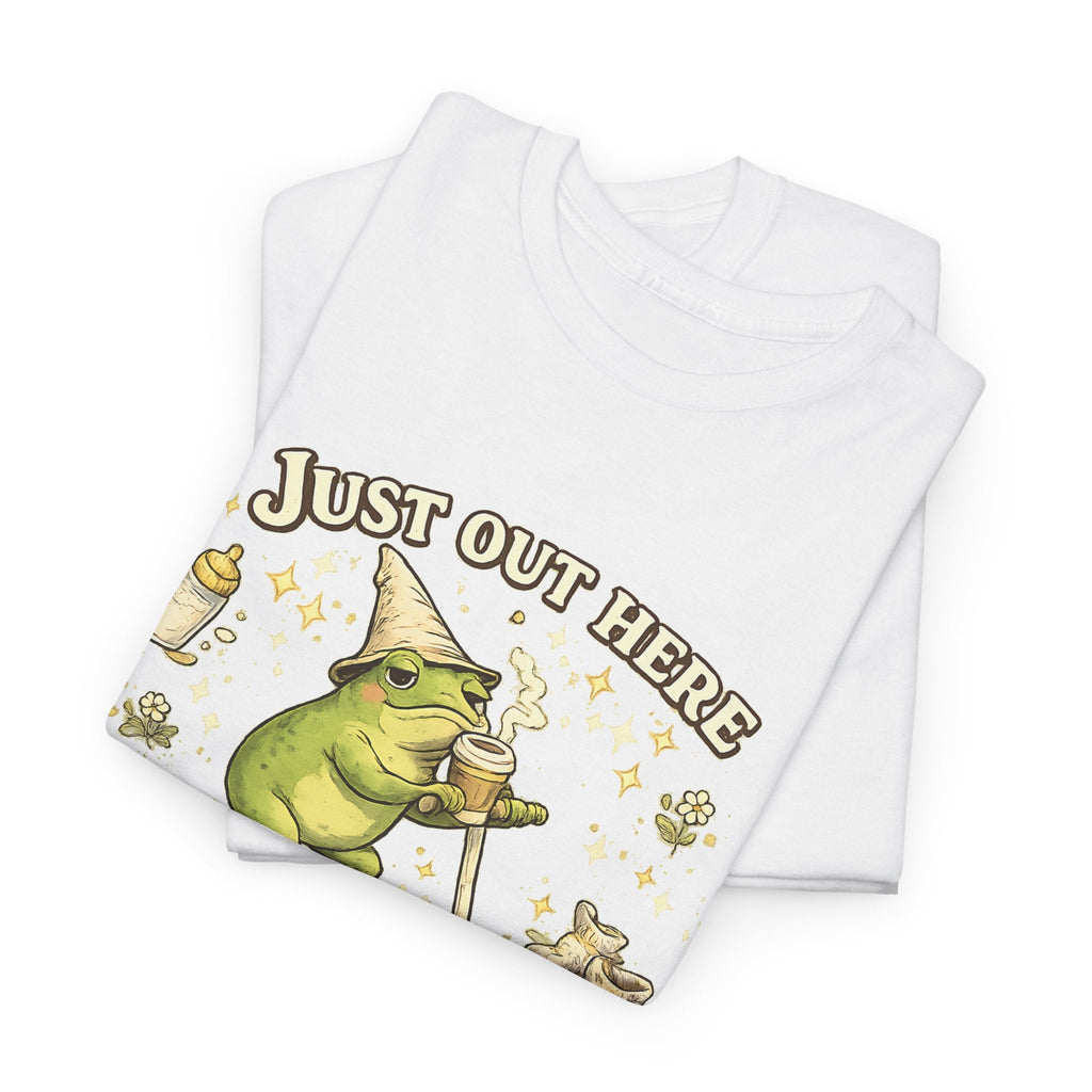 T-Shirt Mamma, Caffeina e Caffè – Design Divertente