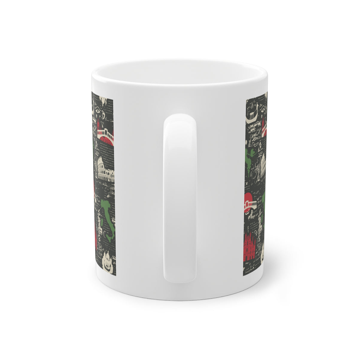 Tazza Italia Vintage – Monumenti e Bandiera Italiana 330 ml
