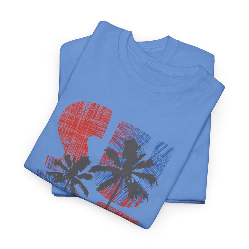 T-Shirt California Surf – Tavola da Surf e Palme Retrò