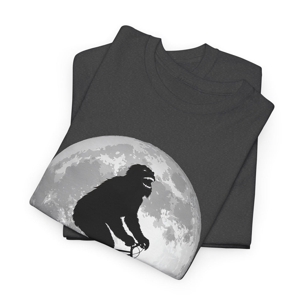 Bigfoot Bicycle T-Shirt – Mond & naturaale-Abenteuer Grafik-T-Shirt