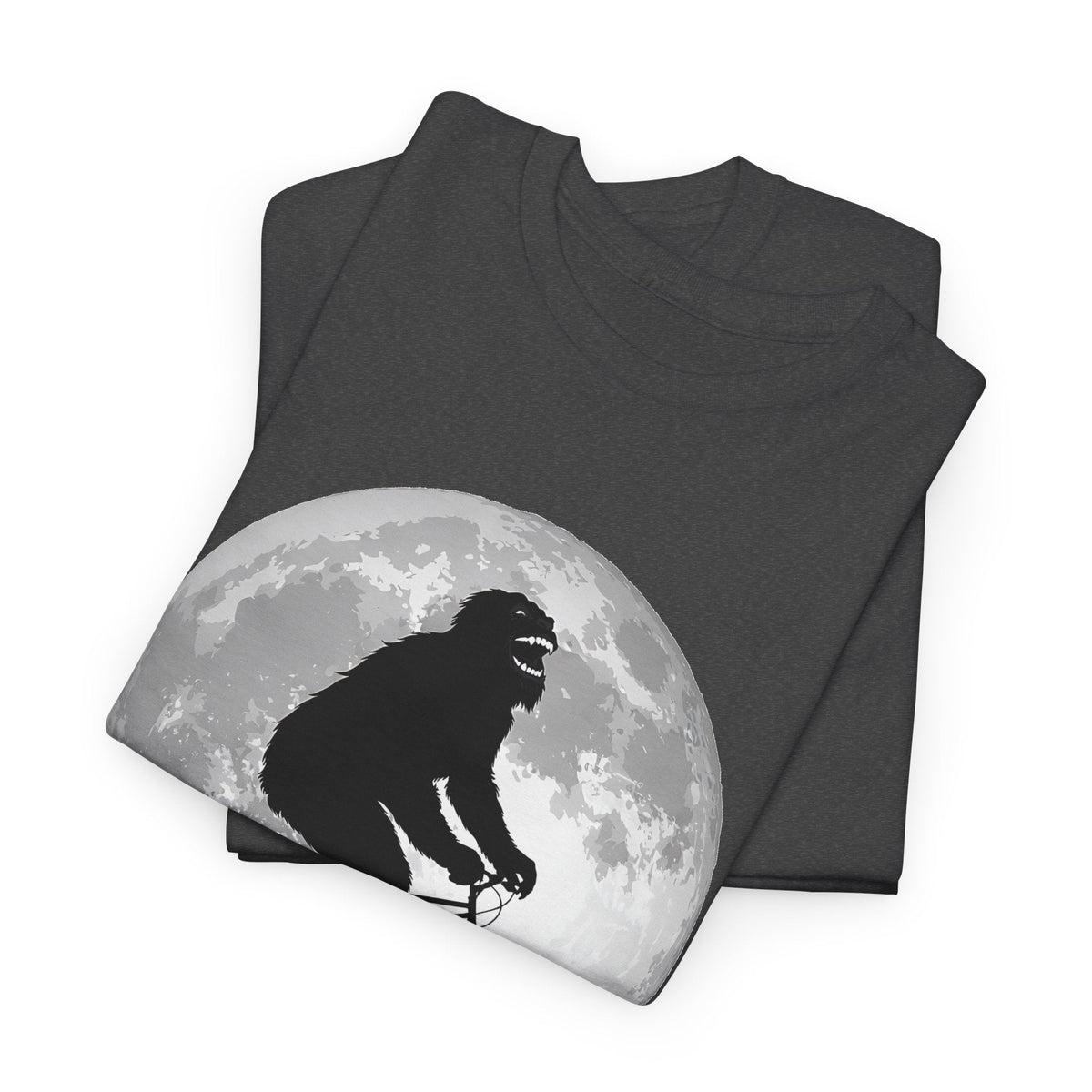 Bigfoot Bicycle T-Shirt – Mond & naturaale-Abenteuer Grafik-T-Shirt