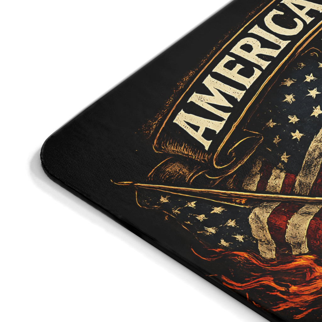 American Pride Mousepad – USA moto Biker design – Mousepad von MALUX, 23,2 × 19,4 cm