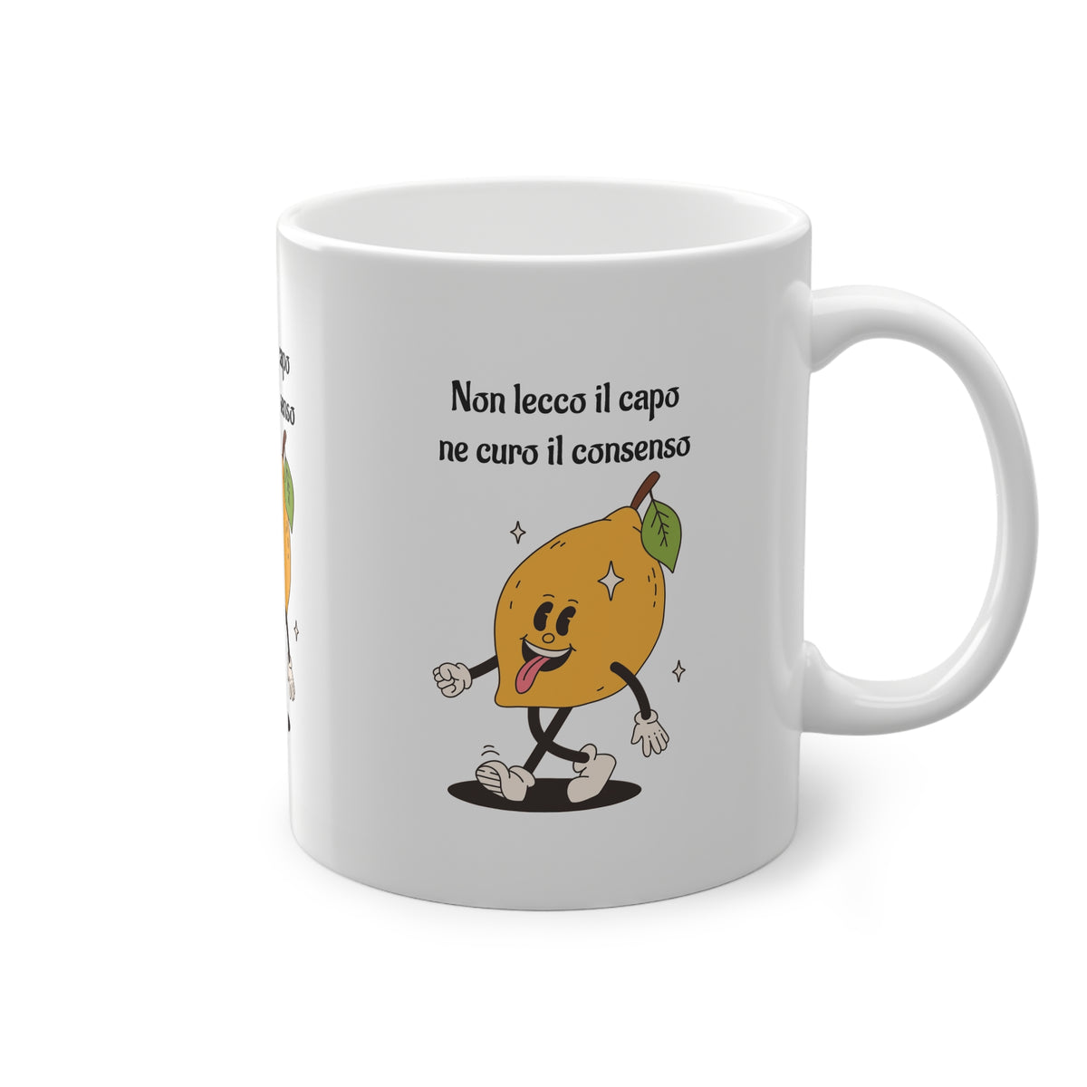 Tazza Divertente “Non Lecco il Capo” – Tazza con Lingua 330 ml