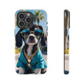 Cover Robusta con Cane e Occhiali da Sole – Design Estivo