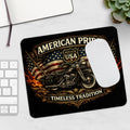 American Pride Mousepad – USA moto Biker design – Mousepad von MALUX, 23,2 × 19,4 cm