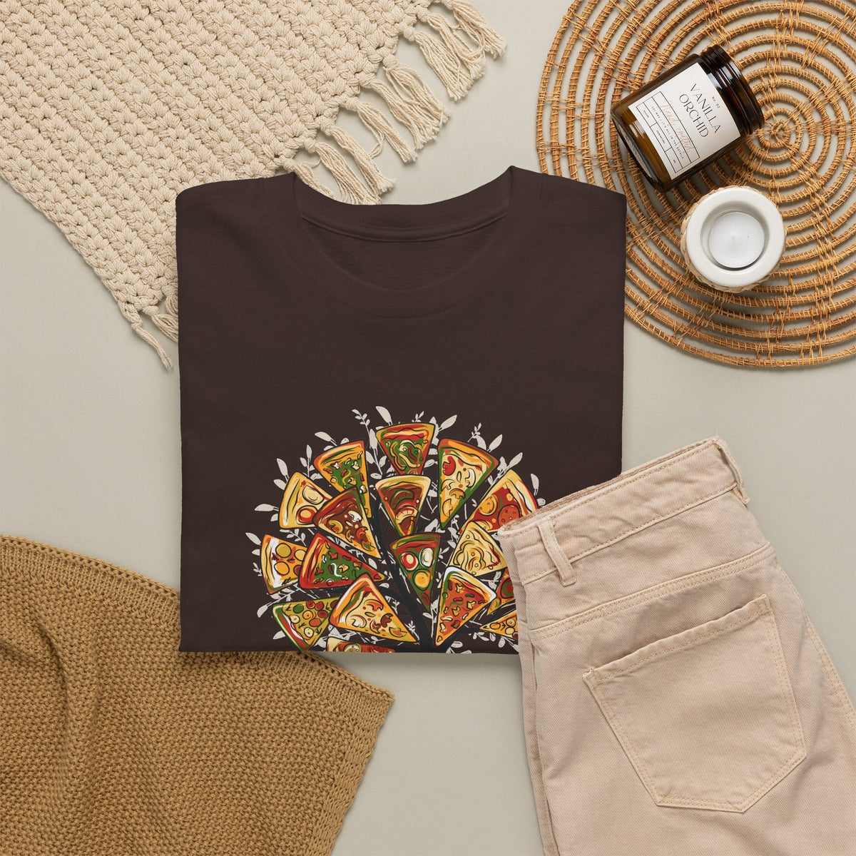 T-Shirt Albero della Pizza – Design Divertente