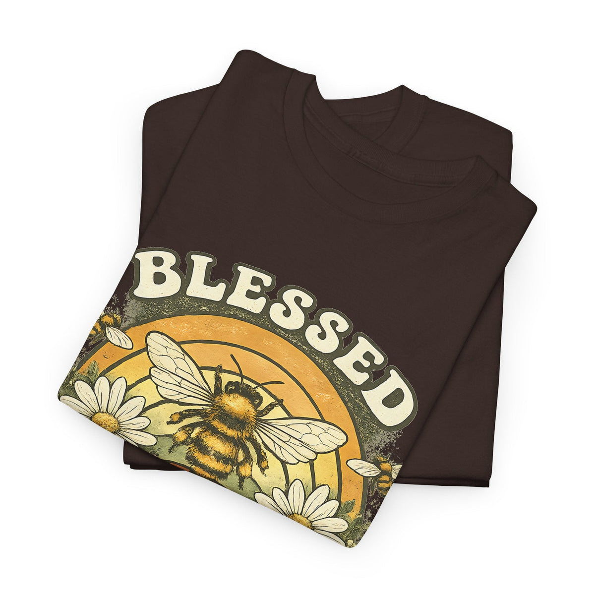 Blessed Bee T-Shirt – Christlicher Glaube & fiori-Biene Grafik-T-Shirt