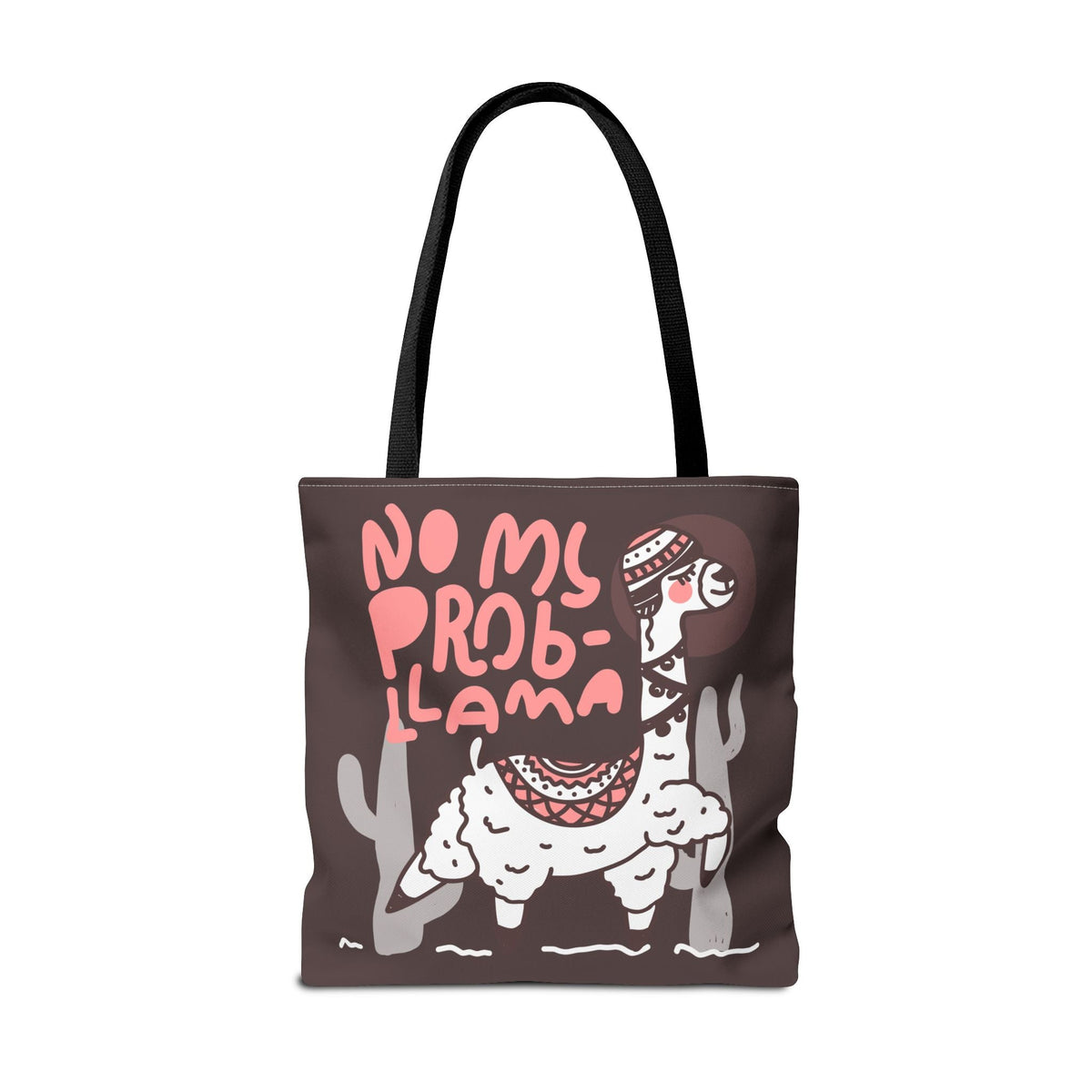 Borsa in tessuto No Prob-Llama – Design Lama Divertente