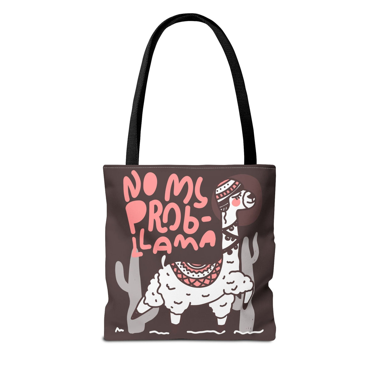 Borsa in tessuto No Prob-Llama – Design Lama Divertente