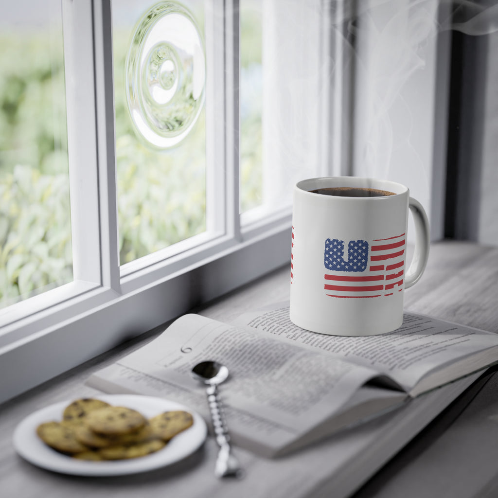 Tazza USA Bandiera Americana Vintage – Patriottica 330 ml