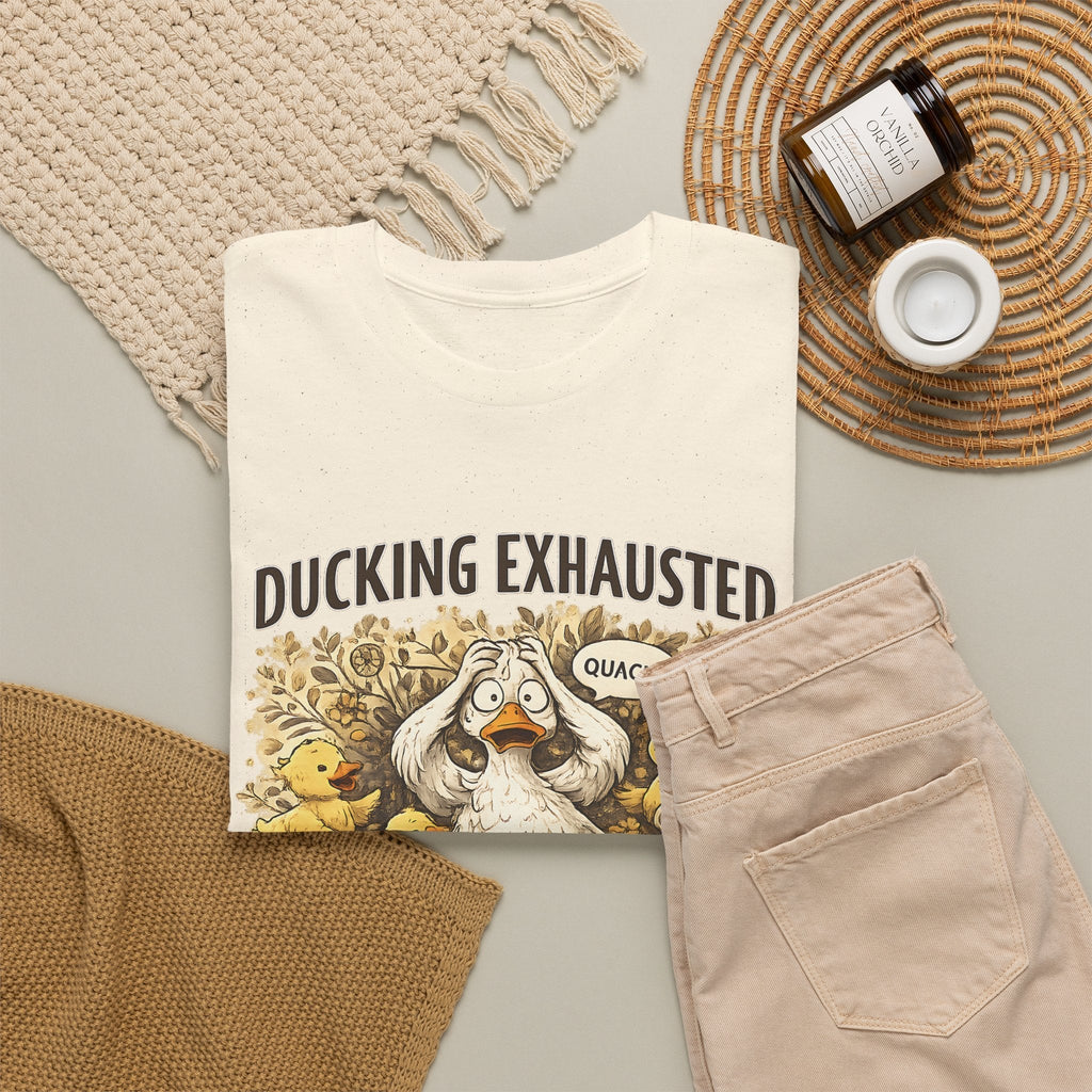 T-Shirt Mamma Esausta – Design Papera Divertente
