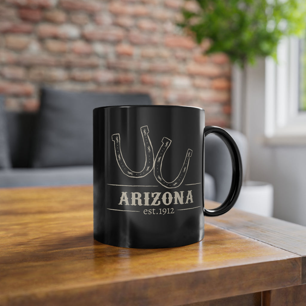 Tazza Arizona con Ferro di Cavallo – Stile Western 330 ml