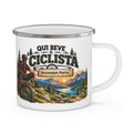 Tazza da Campeggio Personalizzata con Nome – Qui Beve il Ciclista