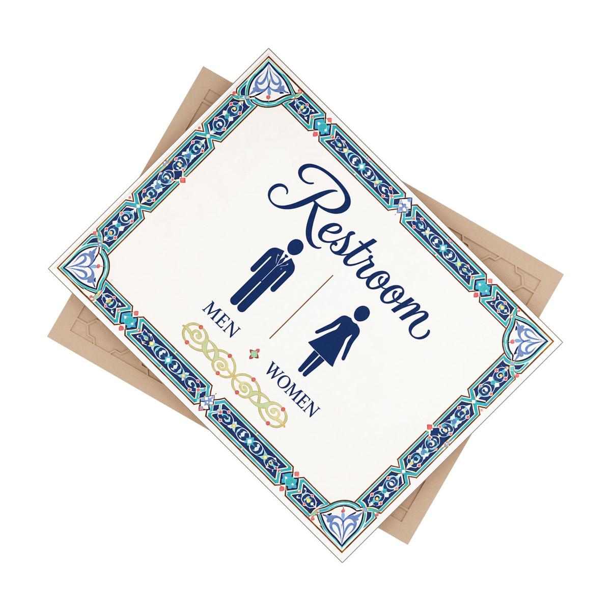 Targa in Ceramica per Toilette – Donna e Uomo – SE4