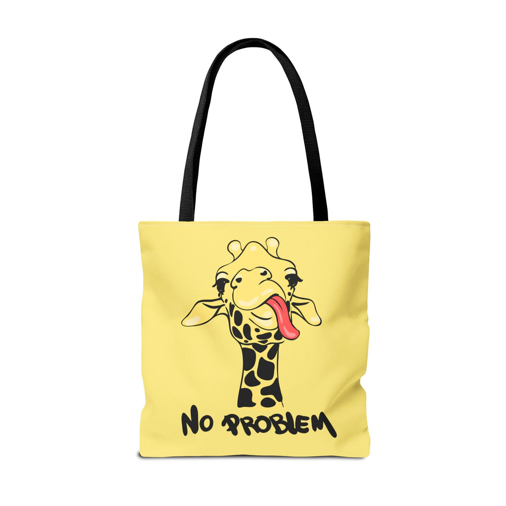 No Problem Borsa in tessuto – divertente Giraffe