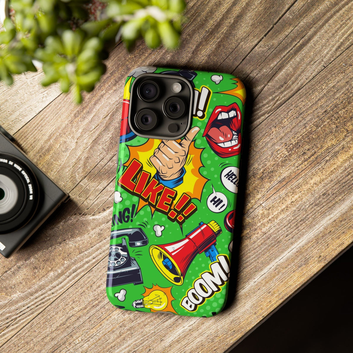 Retro-Comic-Collage Cover per smartphone – Cover robusta con bunter Pop-Art