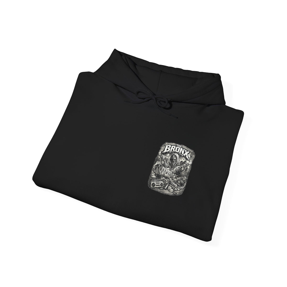 Bronx Street Art Hoodie Urban Graffiti Train & Boombox Hoodie – MALUX
