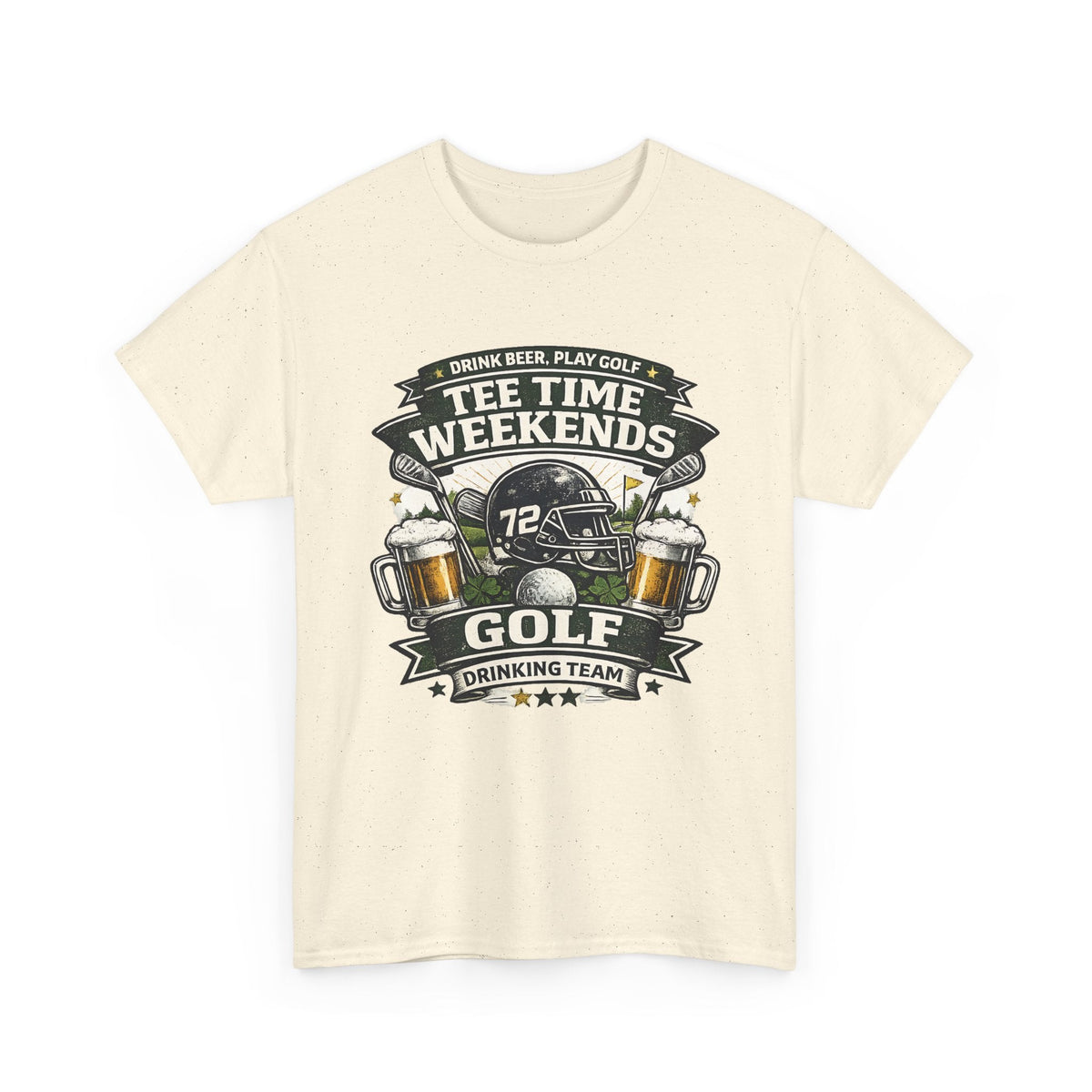 T-Shirt Golf e Birra – Design Divertente