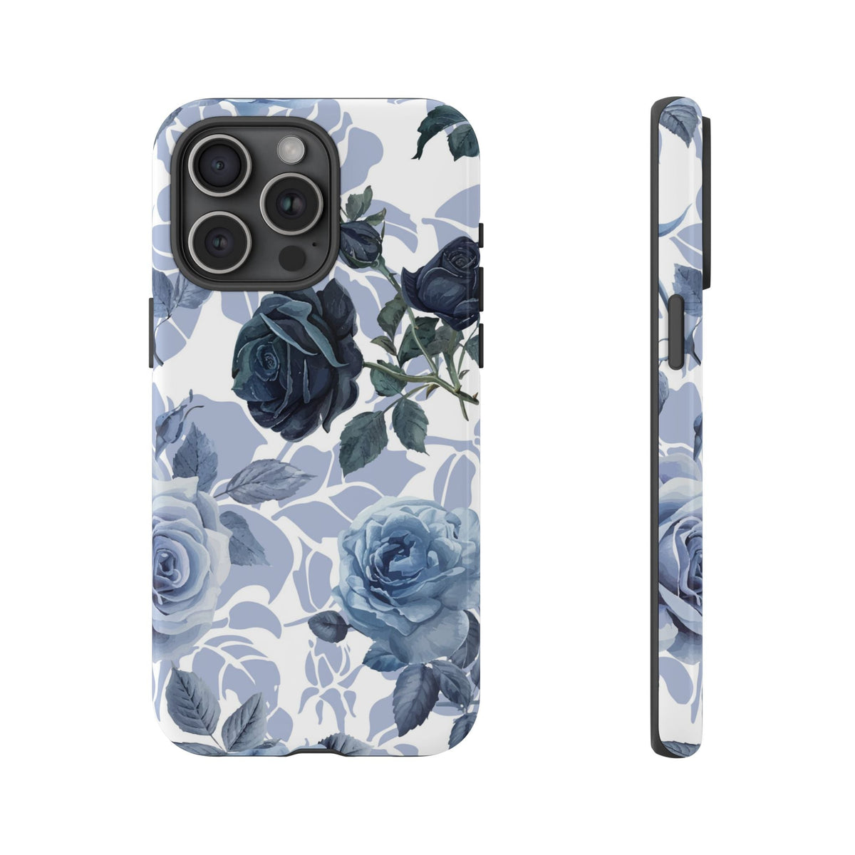 Blaue Rose Cover per smartphone – elegante robuste Cover per smartphone con fiori