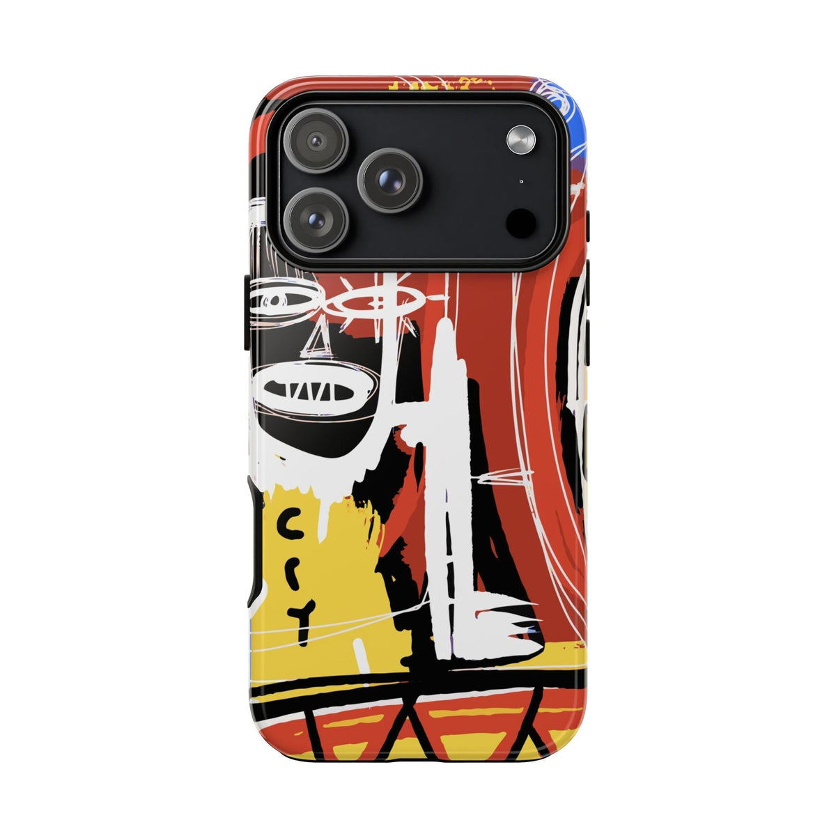 Abstrakte Street-Art Cover per smartphone – Cover robusta im bunten Urban-Stil