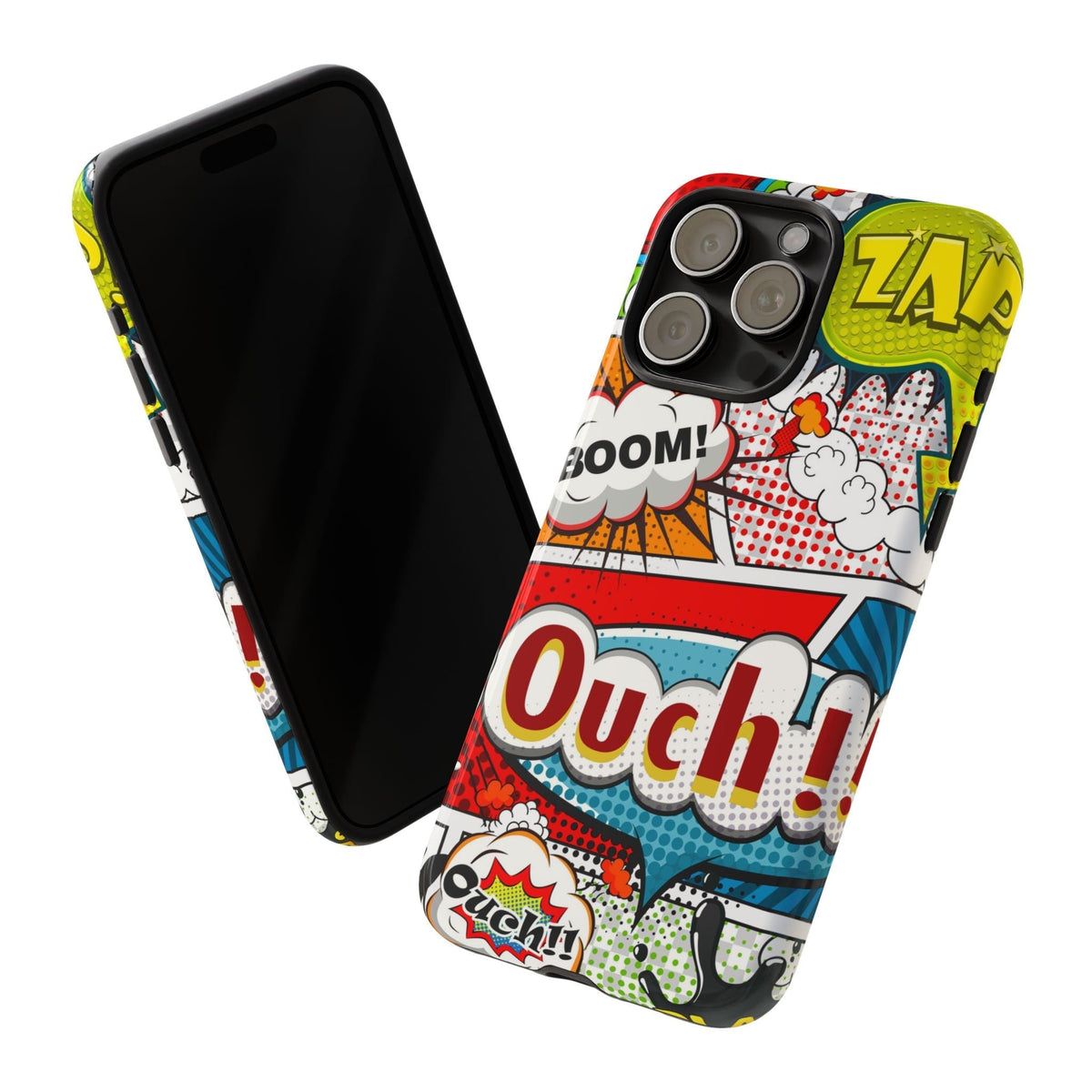 Comic-Soundeffekte Cover per smartphone – Cover robusta con Retro-Pop-Art