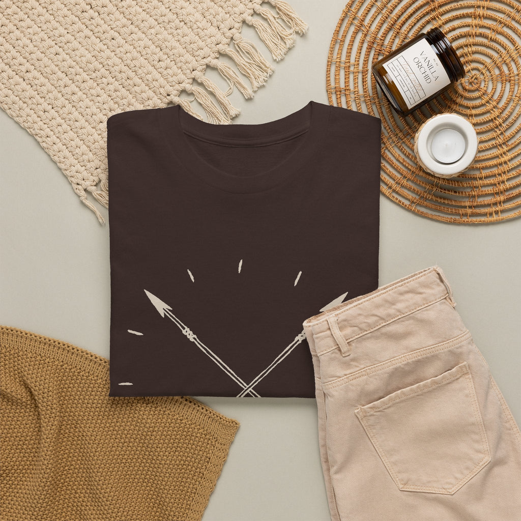 T-Shirt Frecce Incrociate – Design Boho Outdoor
