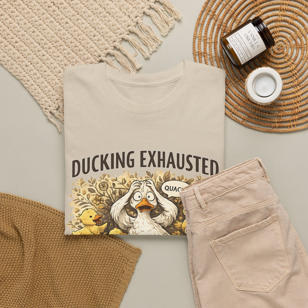 T-Shirt Mamma Esausta – Design Papera Divertente