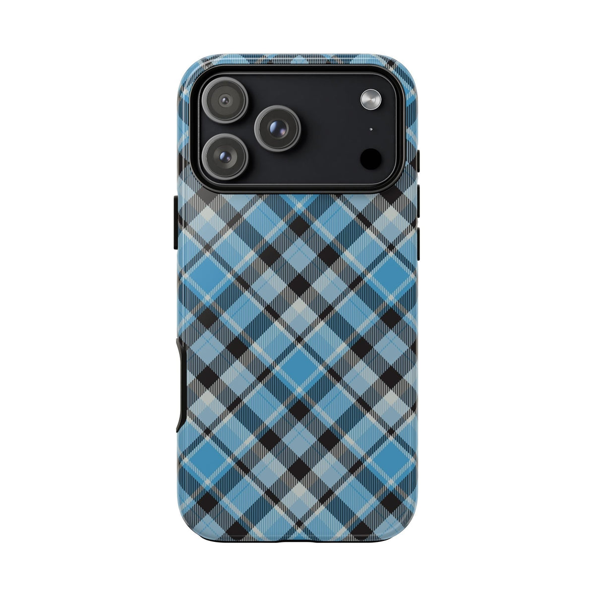Azzurroes Karo Cover per smartphone – Cover robusta con klassischem Tartan