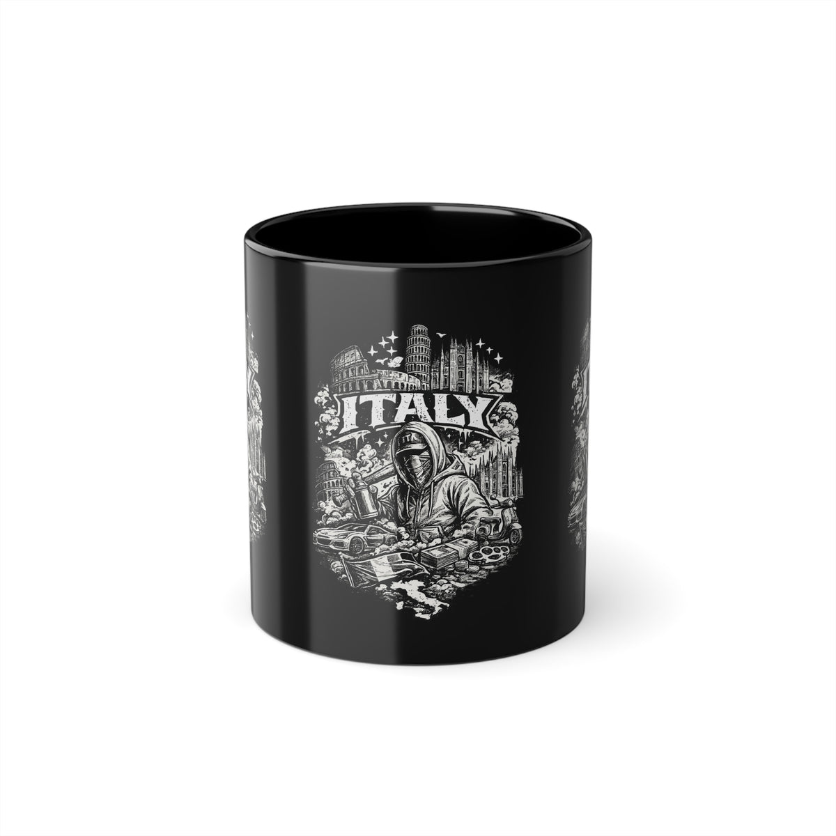 Tazza Italia Vintage – Street Art e Skyline Italiano 330 ml