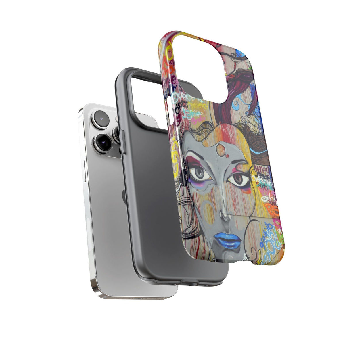 Cover Robusta Graffiti Girl – Design Street Art Colorato