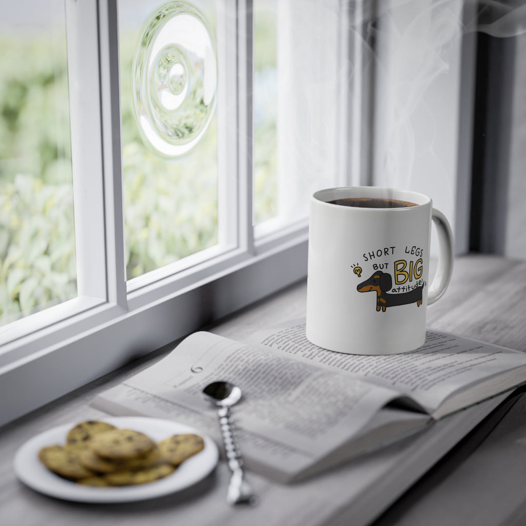 Tazza Bassotto “Gambe Corte, Grande Personalità” – 330 ml