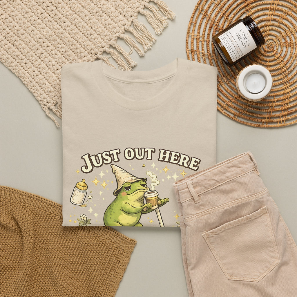 T-Shirt Mamma, Caffeina e Caffè – Design Divertente