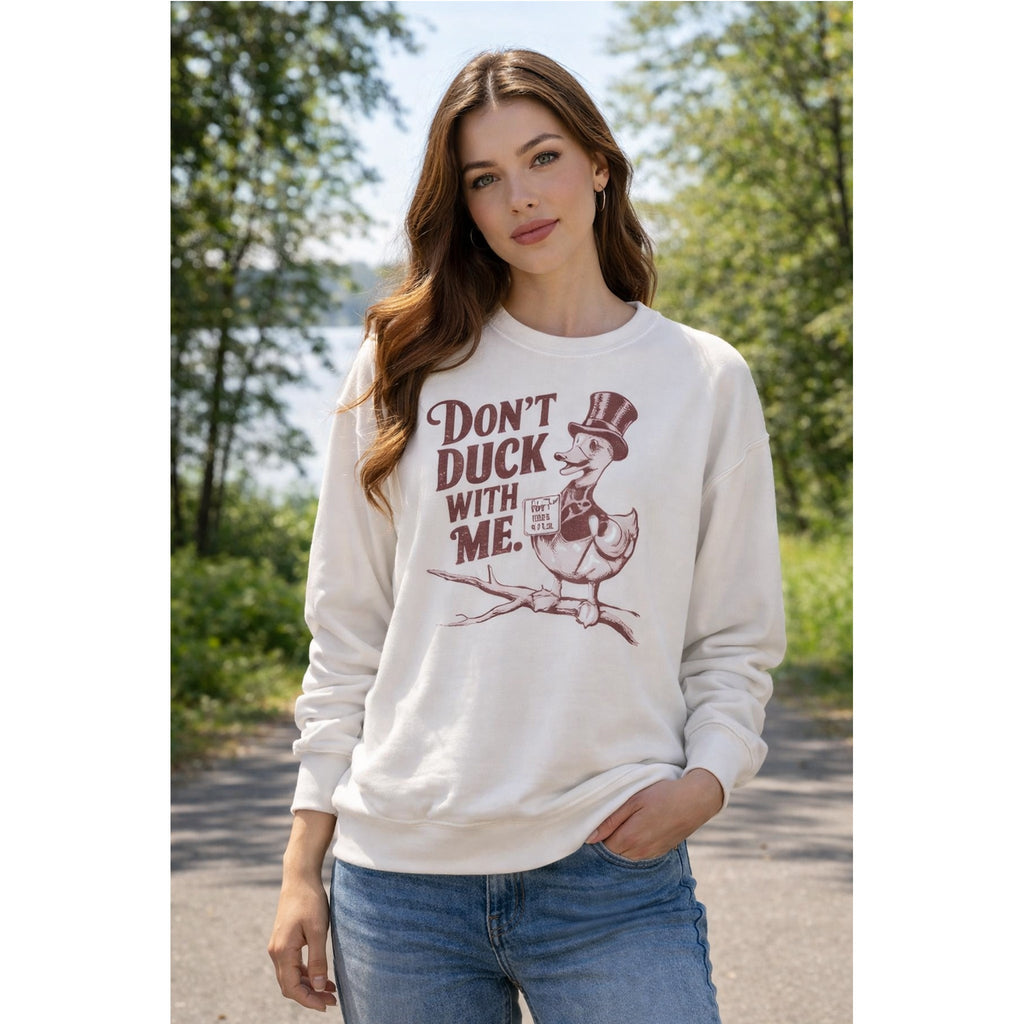 Don't Worry Be Cappy Sweatshirt – MALUX Sweatshirt