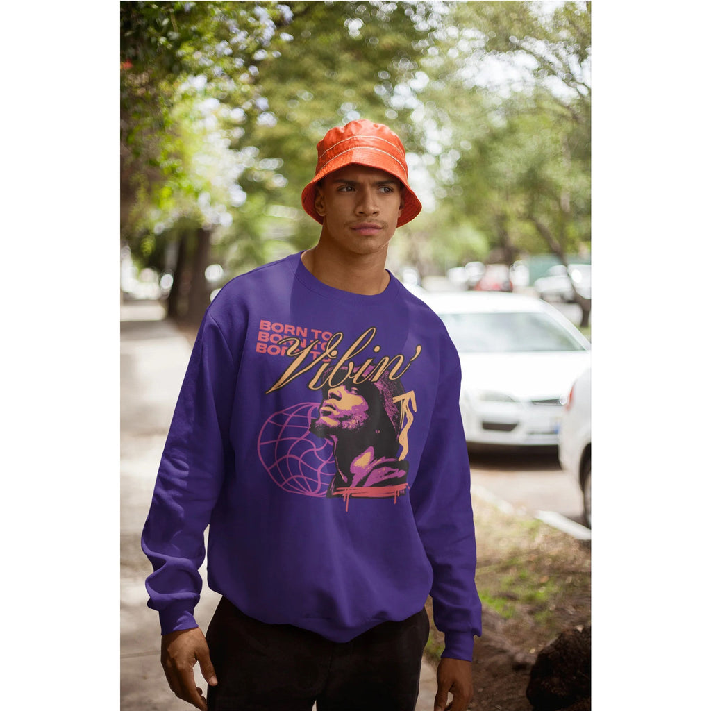 Born to Vibin' Sweatshirt – Sweatshirt von MALUX