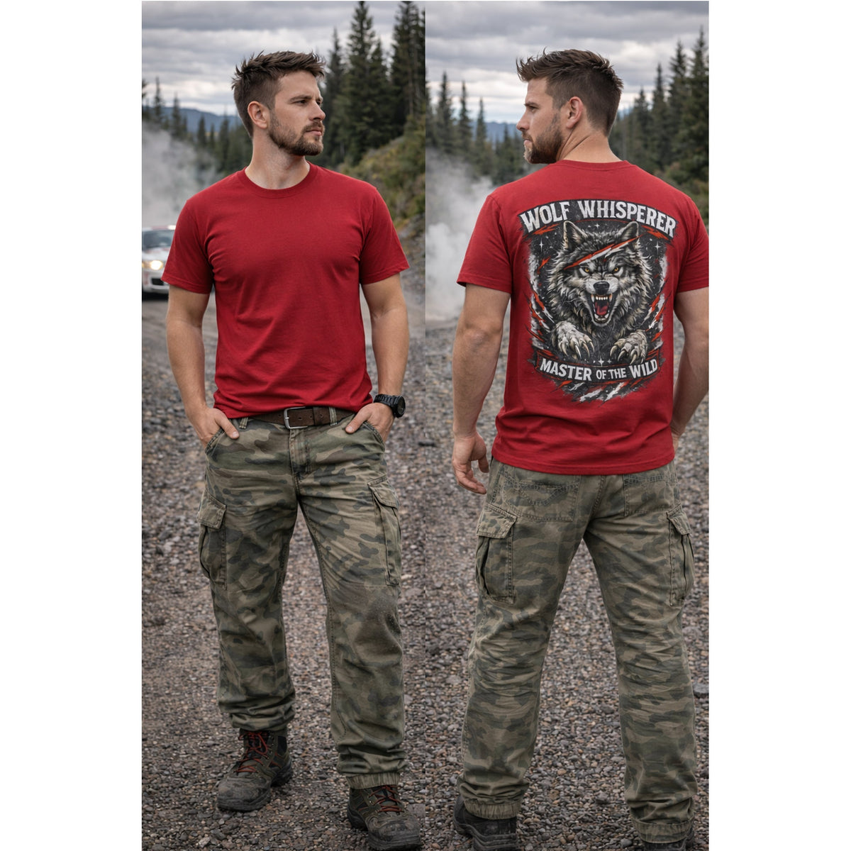 T-Shirt Lupo Biker – Design Lupo Alfa
