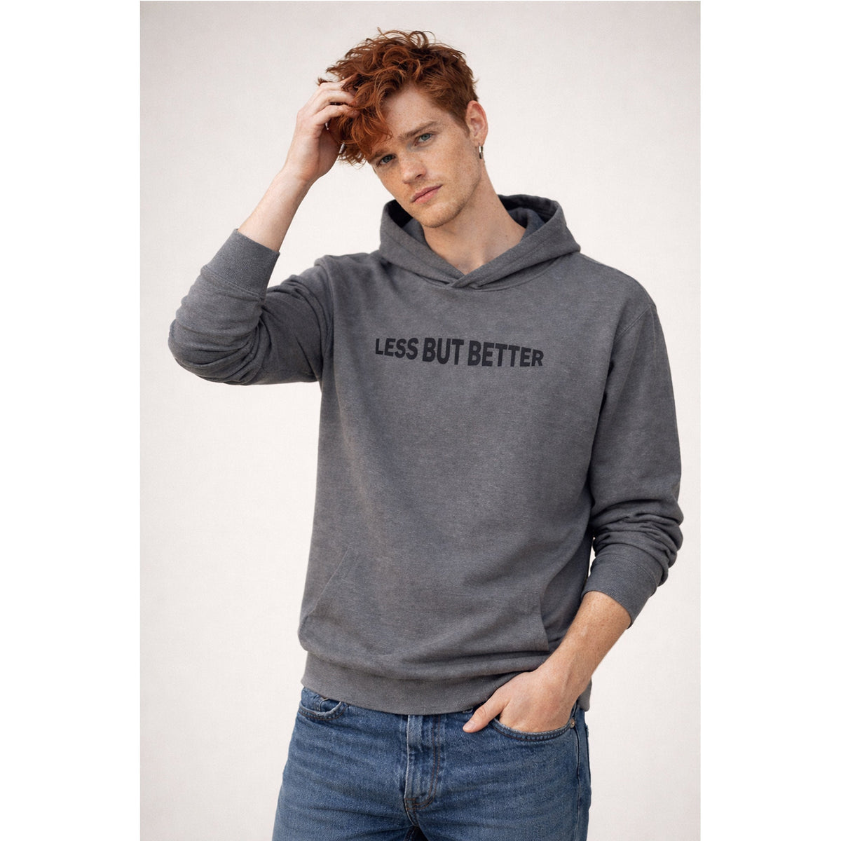 Less But Better Hooded Long Sleeve Tee – MALUX