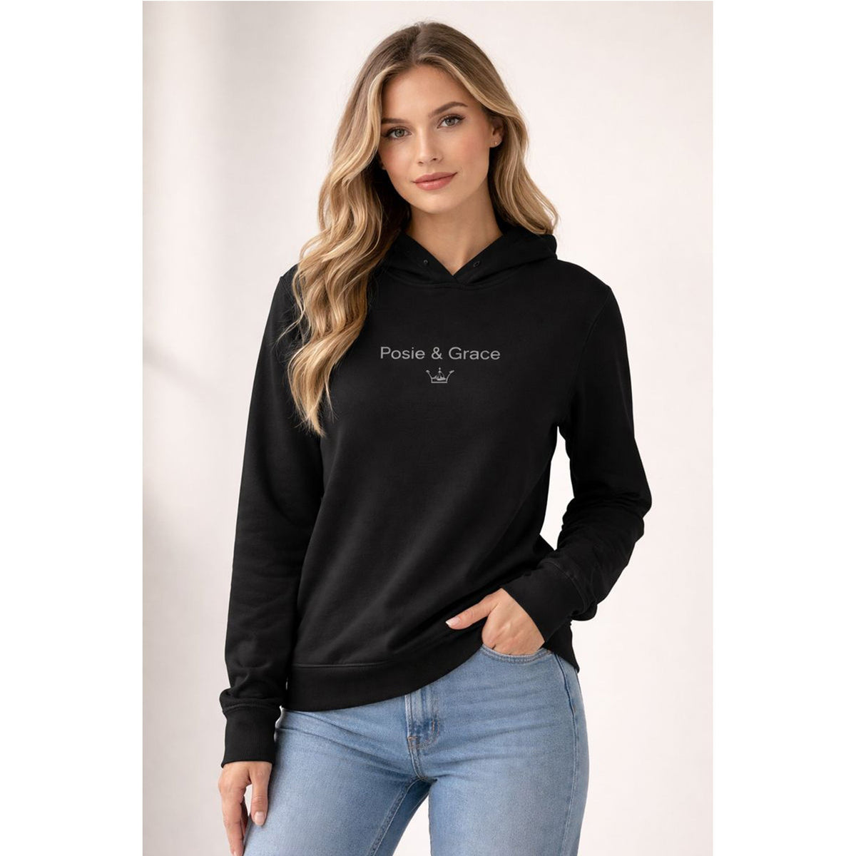 Poise & Grace Hooded Long Sleeve Tee – MALUX