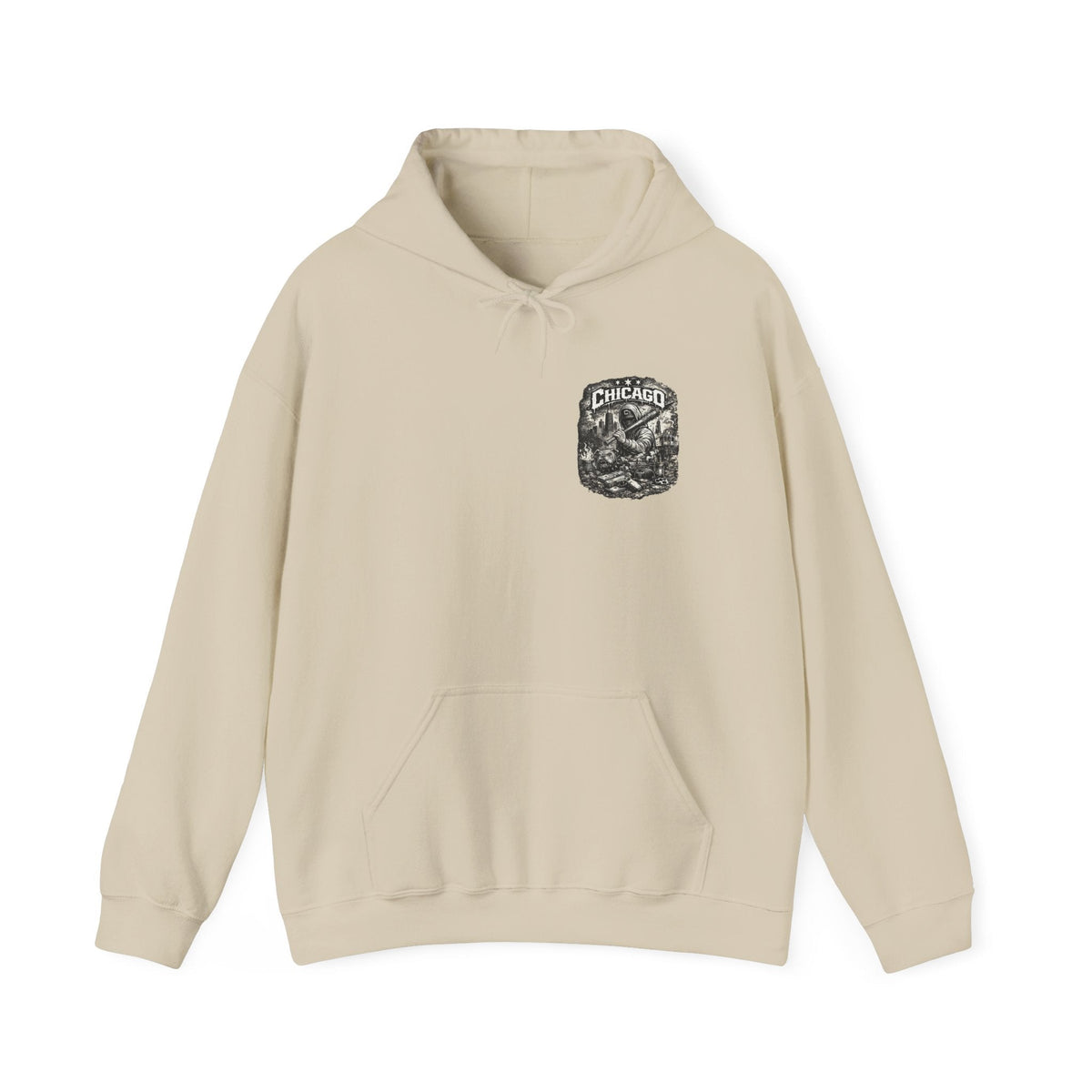 Chicago Streetwear Hoodie Hoodie con Grafik – MALUX