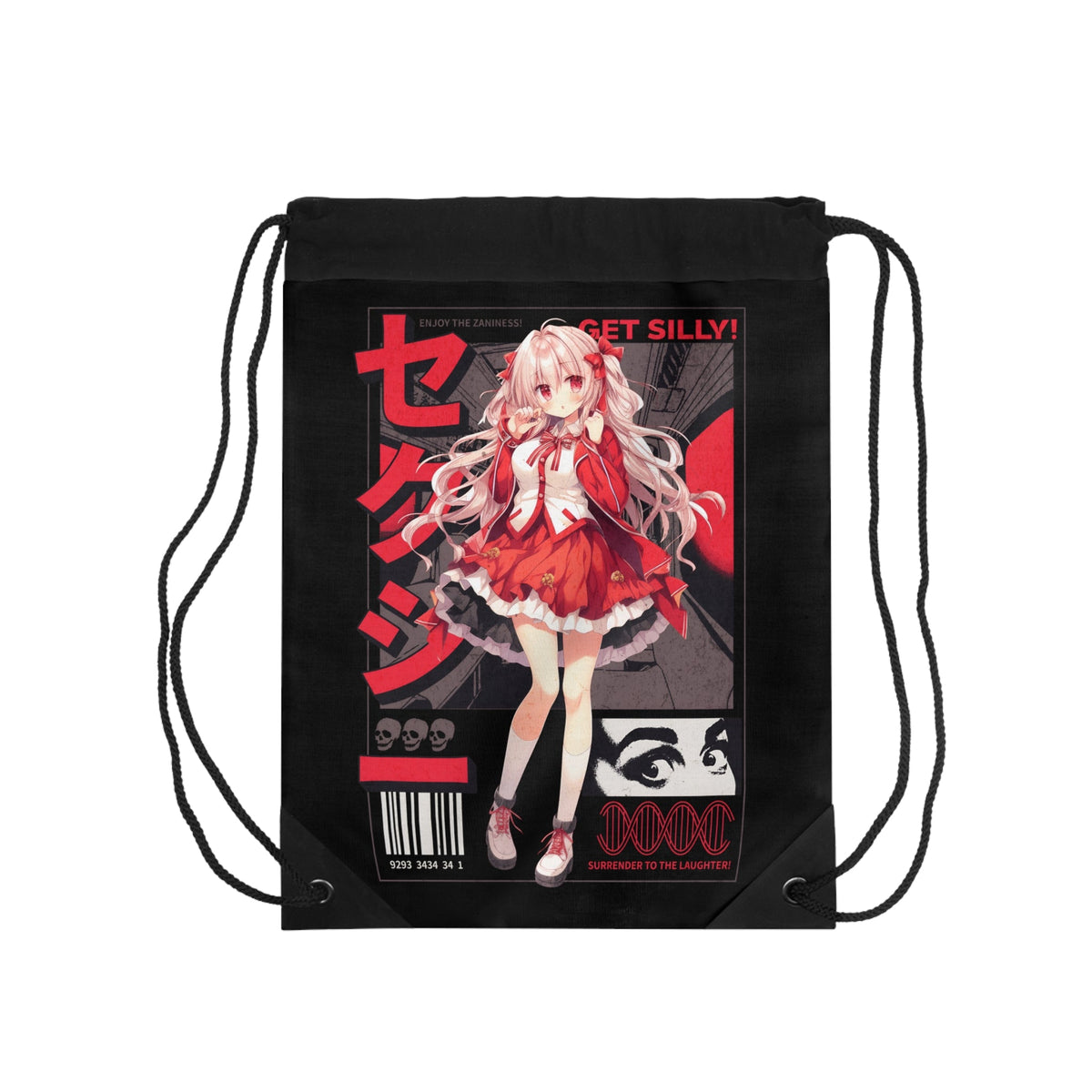 Anime Sacca con coulisse – Japanisches Streetwear-Mädchen-Motiv von MALUX