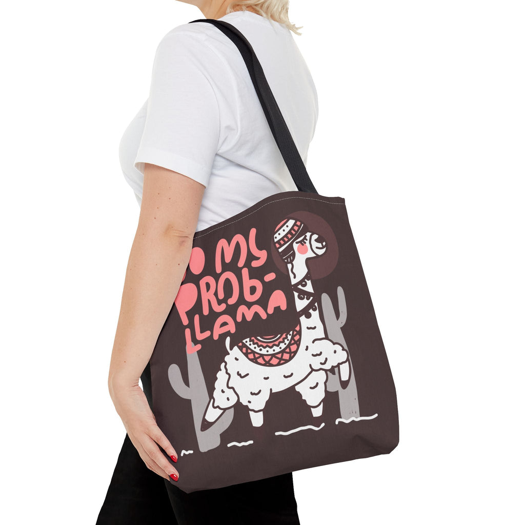 Borsa in tessuto No Prob-Llama – Design Lama Divertente