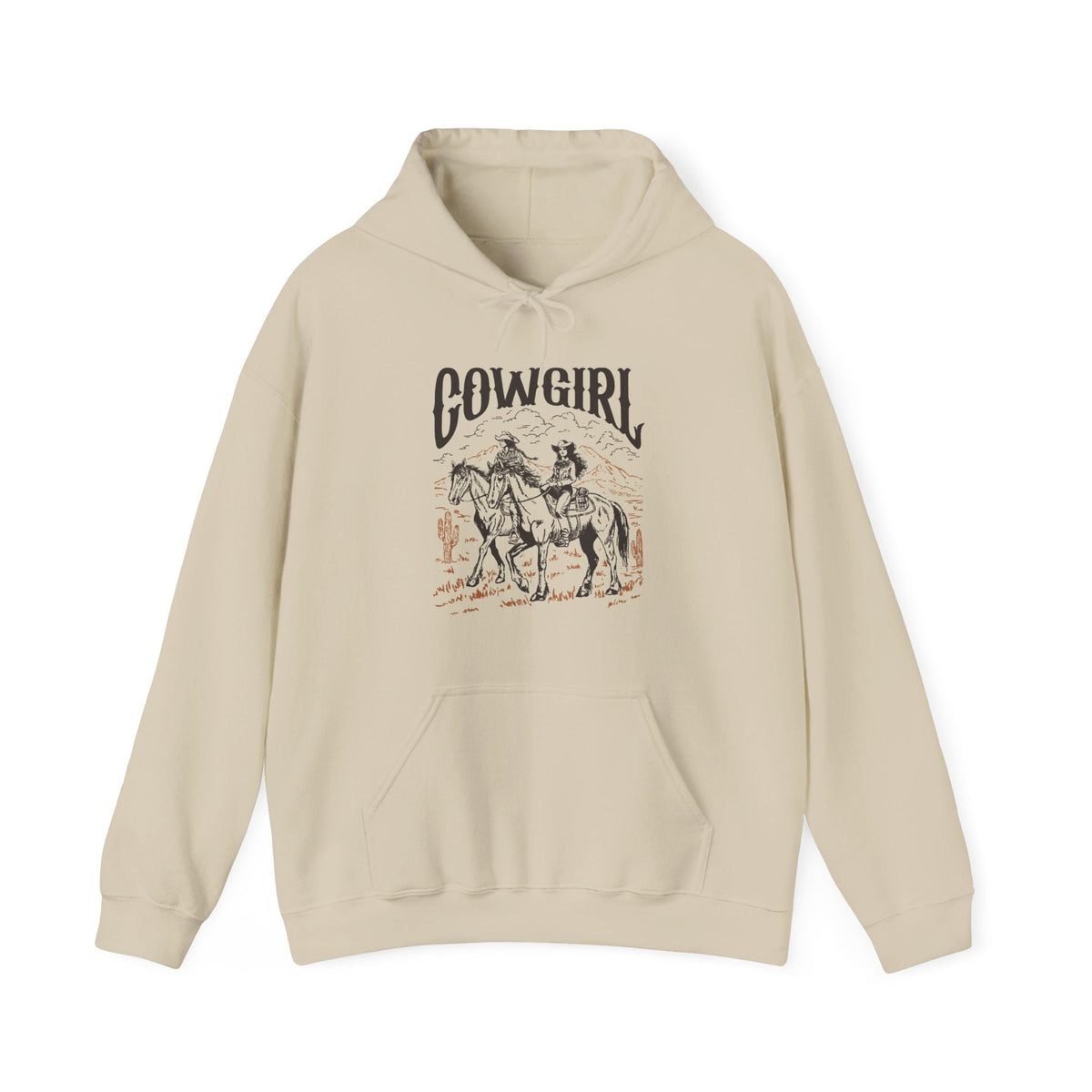 Cowgirl Horse Hoodie Vintage Western Hoodie con Grafik – MALUX