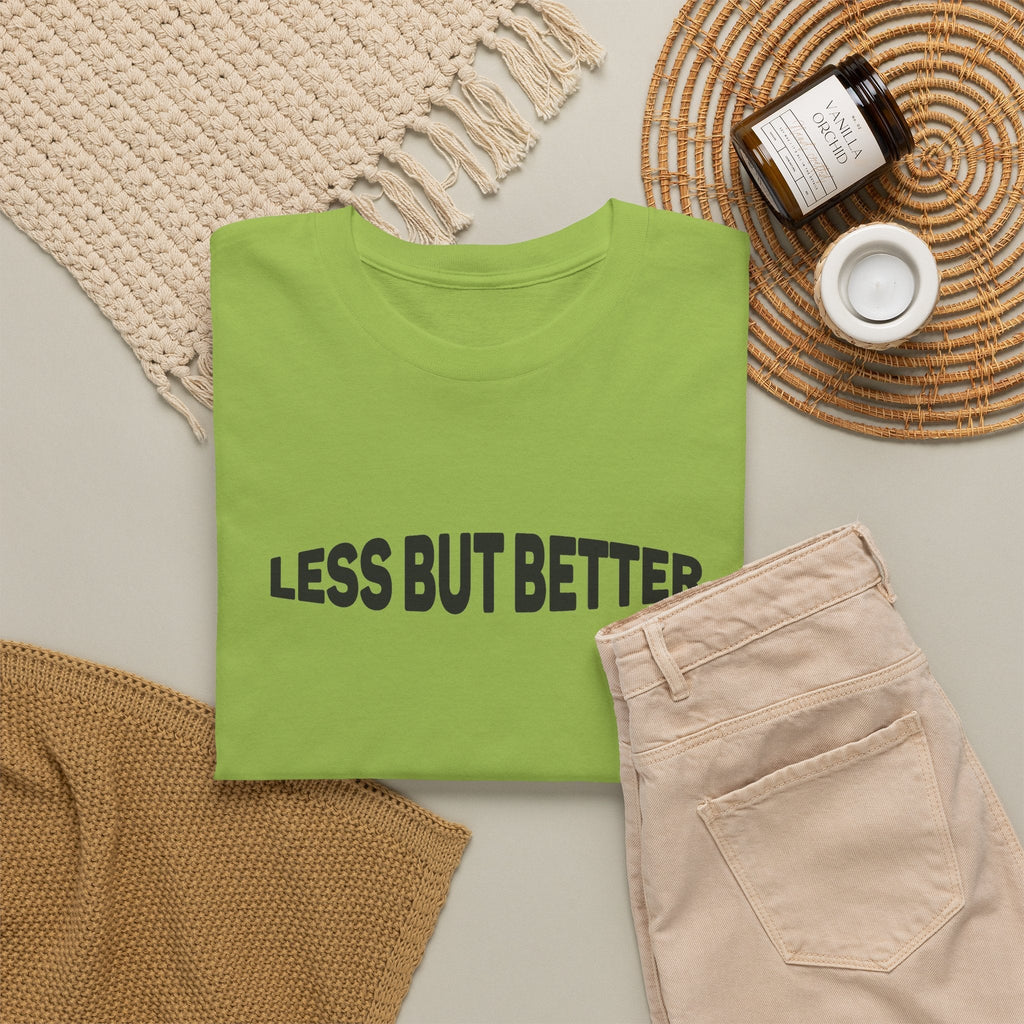 T-Shirt Meno è Meglio – Design Minimalista Unisex