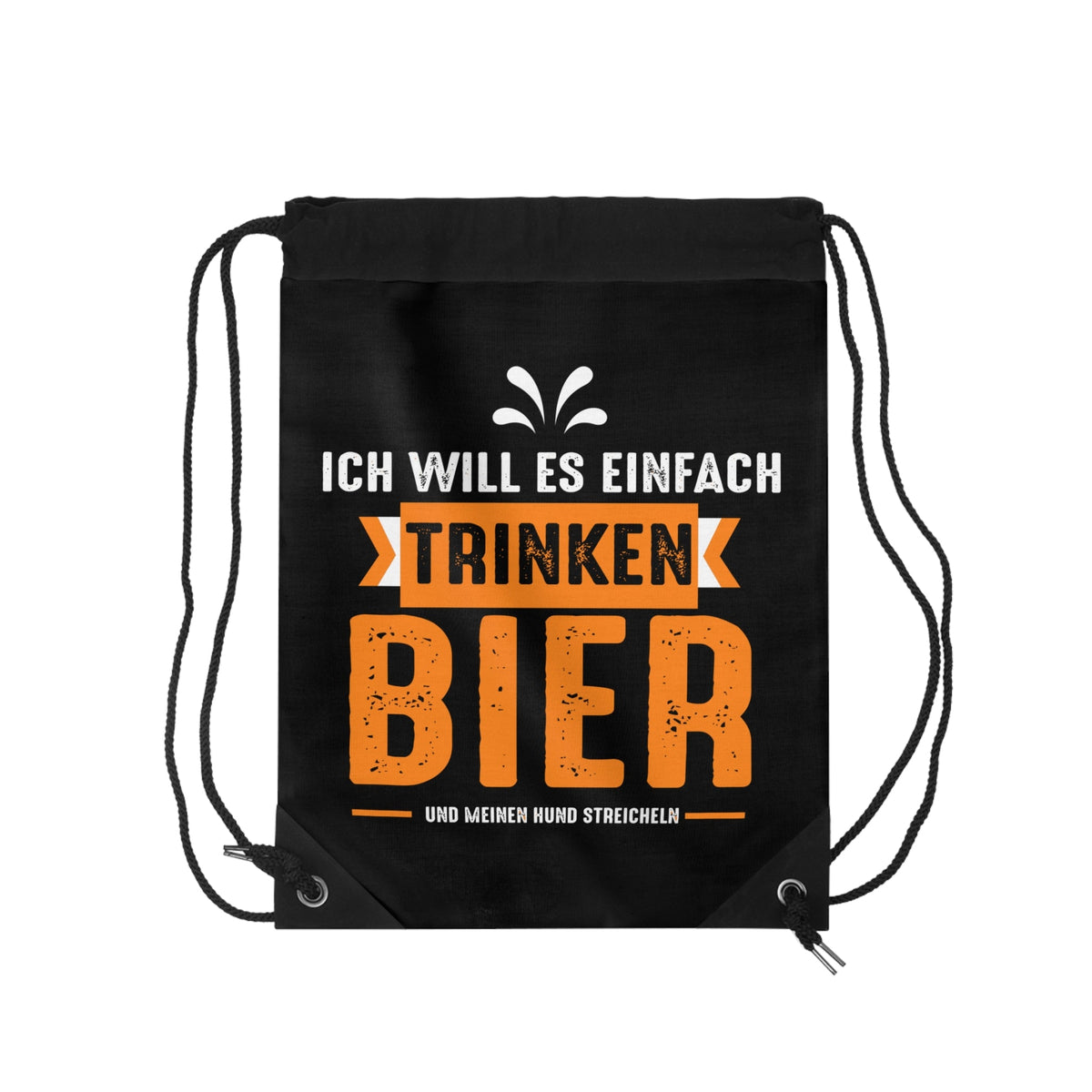 Birra e cane Sacca con coulisse – frase divertente per amanti dei cani von MALUX