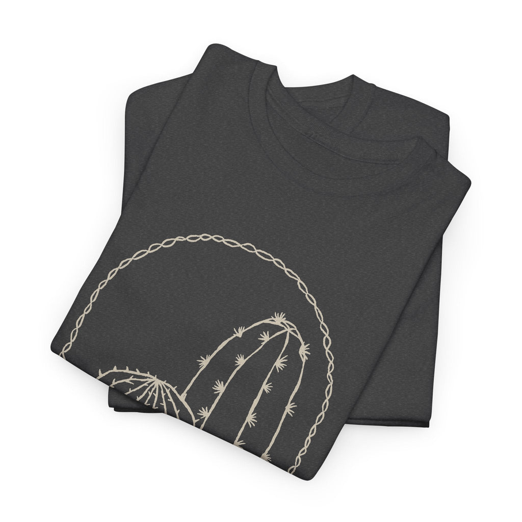 T-Shirt Cactus Minimal – Design Deserto Line Art