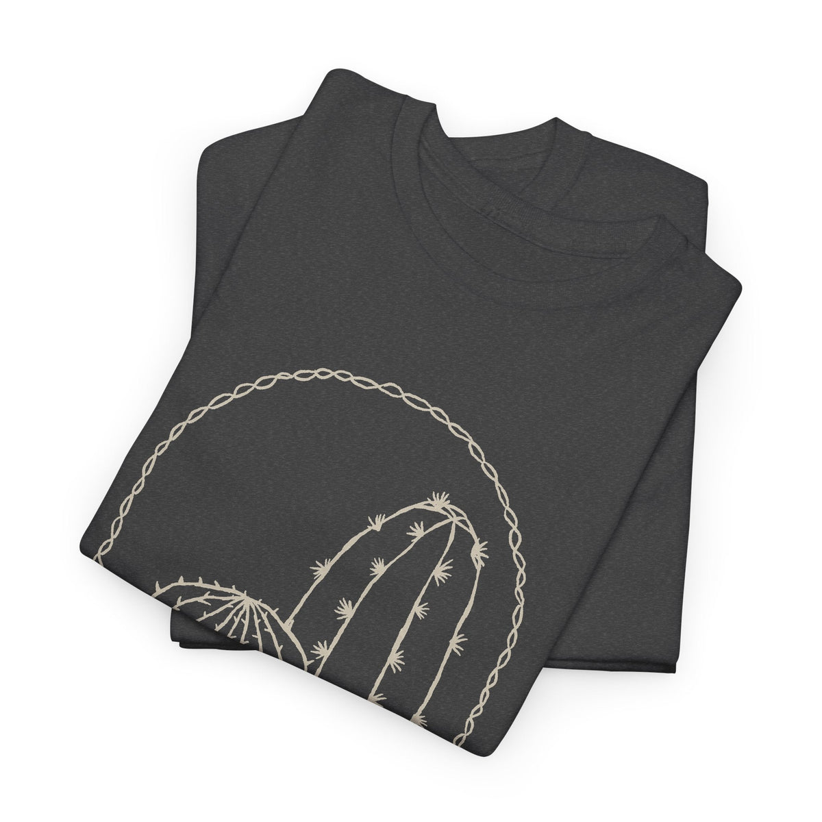 T-Shirt Cactus Minimal – Design Deserto Line Art